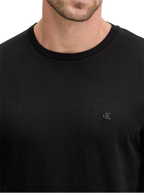 T-shirt slim in cotone stretch Calvin Klein | LV04LC240GUB1